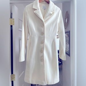 Cream Old Navy Dress Coat EUC